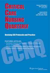 Critical Care Nursing Quarterly Magazine Subscription