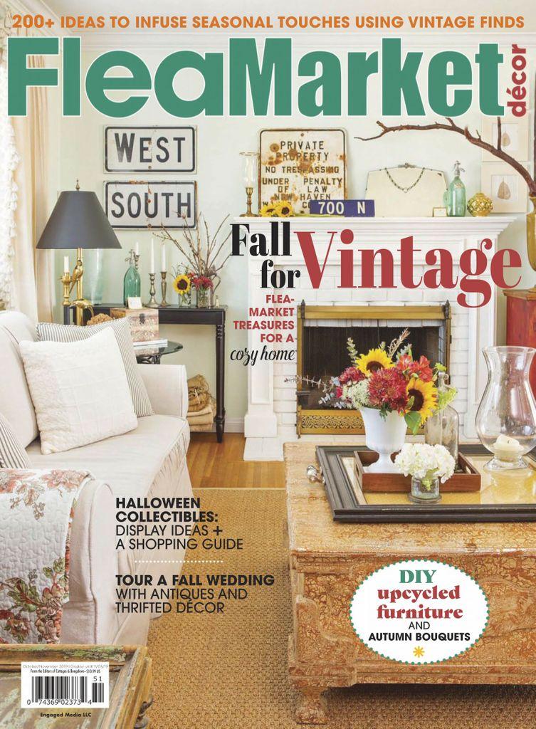 Flea Market Decor Magazine Subscription Discount DiscountMags Com   12046 Flea Market Decor Cover 2019 October 1 Issue 