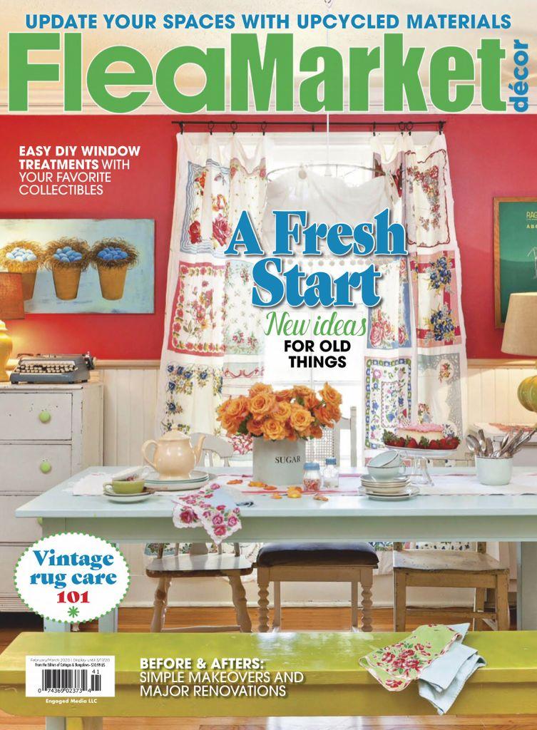 Flea Market Decor Magazine Subscription Discount DiscountMags Com   12046 Flea Market Decor Cover 2020 February 1 Issue 