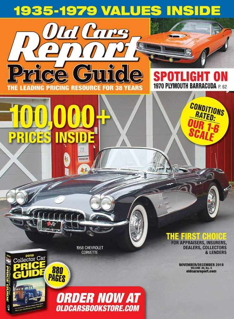 Old Cars Price Guide Magazine Subscription Discount