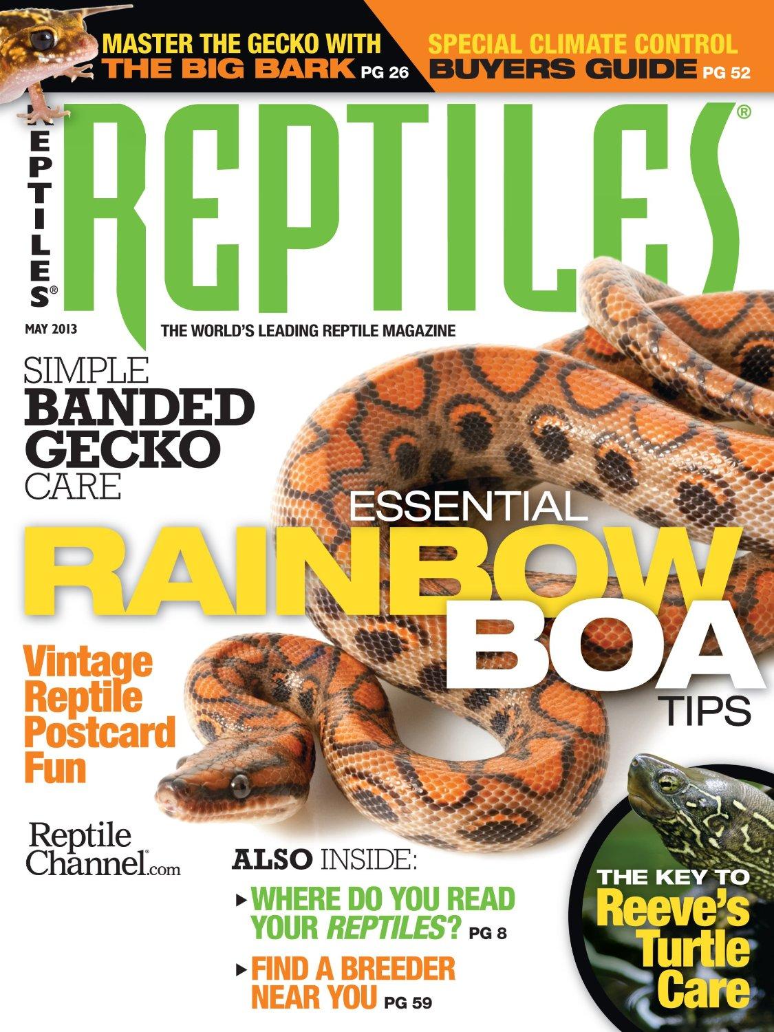 Reptiles Magazine Subscription Discount - DiscountMags.com