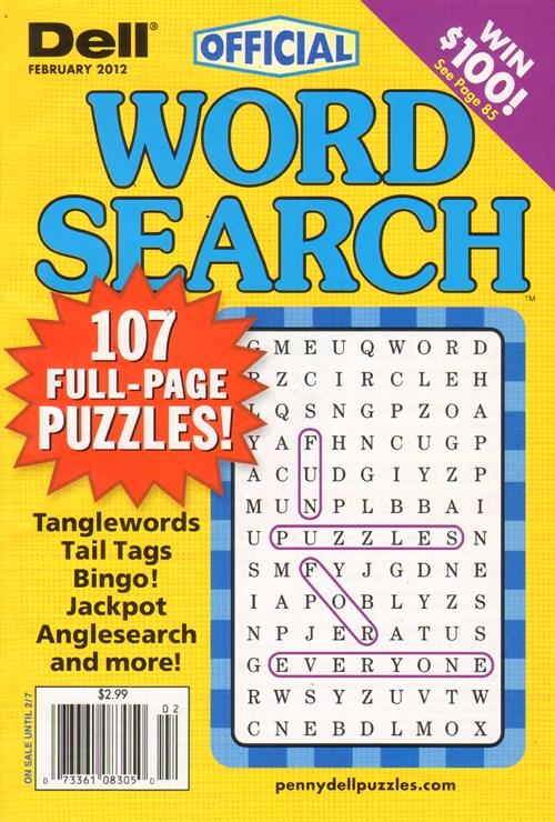 Dell Official Word Search Puzzles Magazine