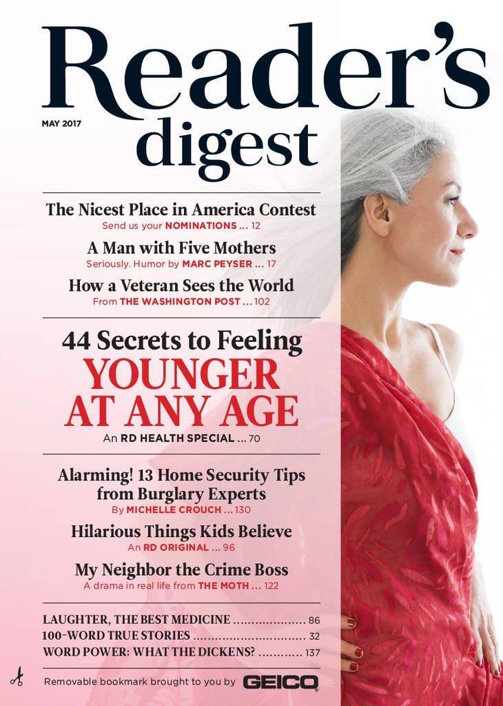 Reader S Digest Large Print Magazine Subscription Discount   5885 Reader S Digest Large Print Cover 2018 May Issue 