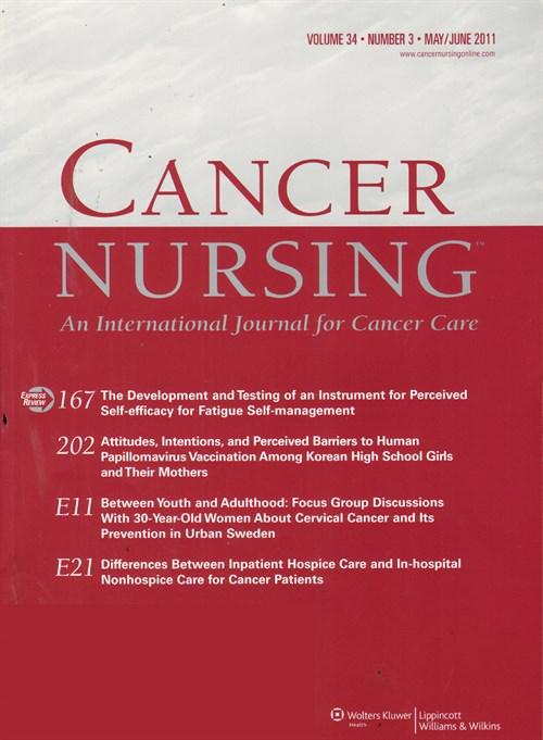 Cancer Nursing Magazine Subscription