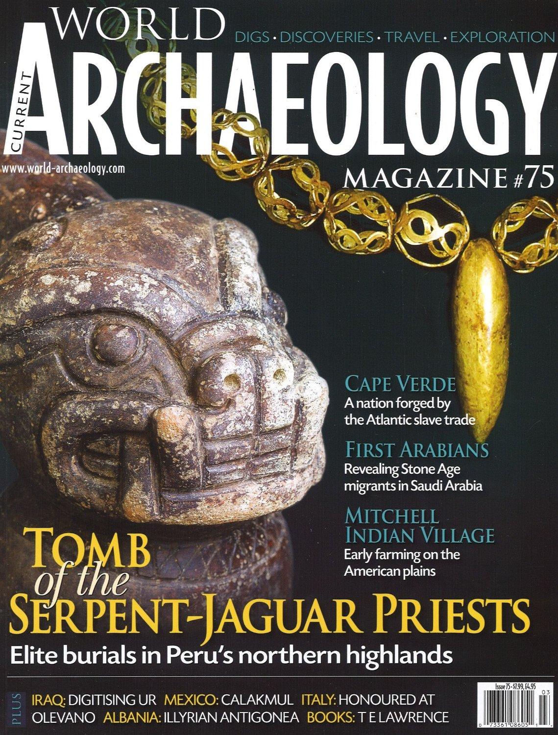 Current World Archaeology Magazine Subscription Discount Modern   8542 Current World Archaeology Cover 2016 March Issue 