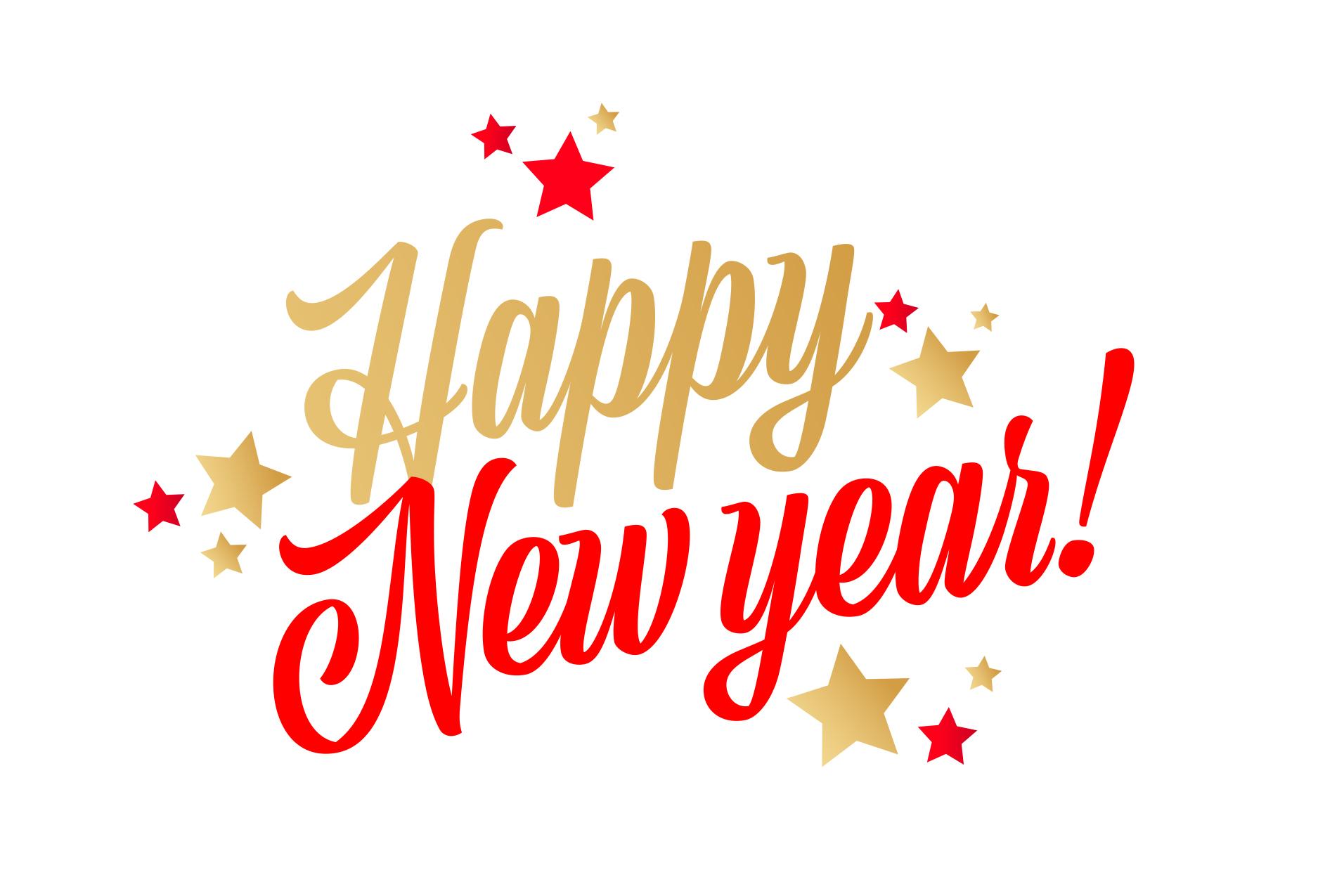 Happy New Years Postcard Cover