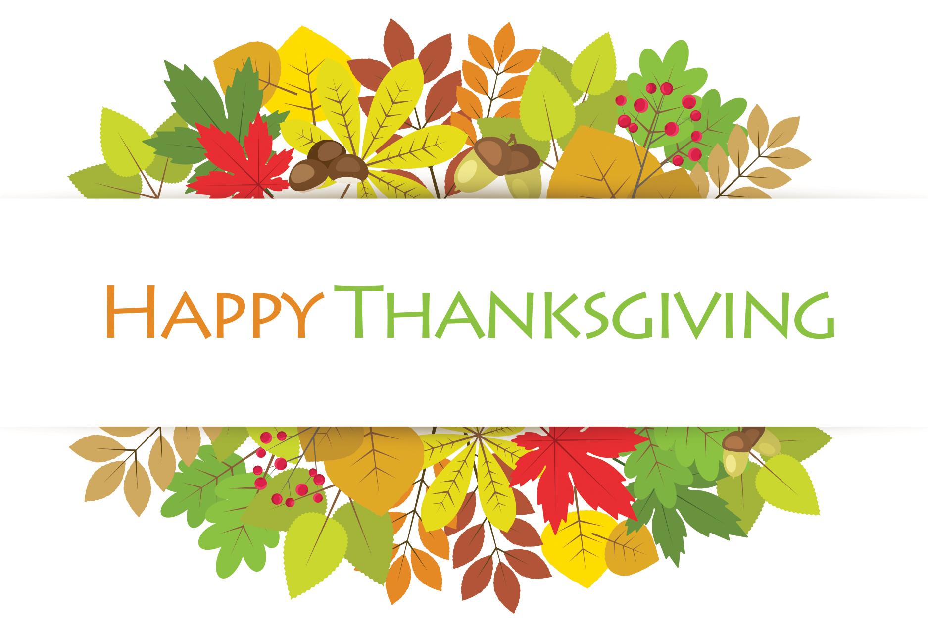 Happy Thanksgiving Postcard Cover