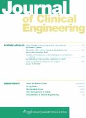 Journal Of Clinical Engineering Subscription