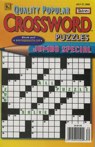 Quality Popular Crossword Puzzles